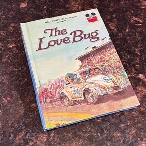 Walt Disney The Love Bug Hardcover Book